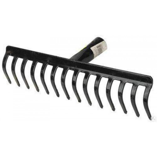 Грабли прямые 14 зуб 365*80*25мм б/ч Россия. 7660305