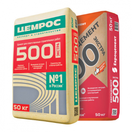 Цемент ПЦ-500 Д0 50 кг Евроцемент/ЦЕМРОС (39шт) НЕКОНДИЦИЯ