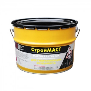 Мастика битумная  СтройМАСТ фундамент 10л/10кг