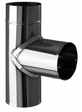 Тройник д.160мм нерж 0,5мм СМ 36620