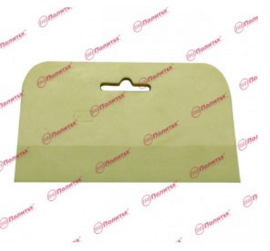 Шпатель резиновый 135мм с пласт руч Политех. 1055135