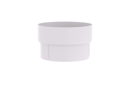 Муфта трубы соединительная белая  RAL 9003 Grand Line