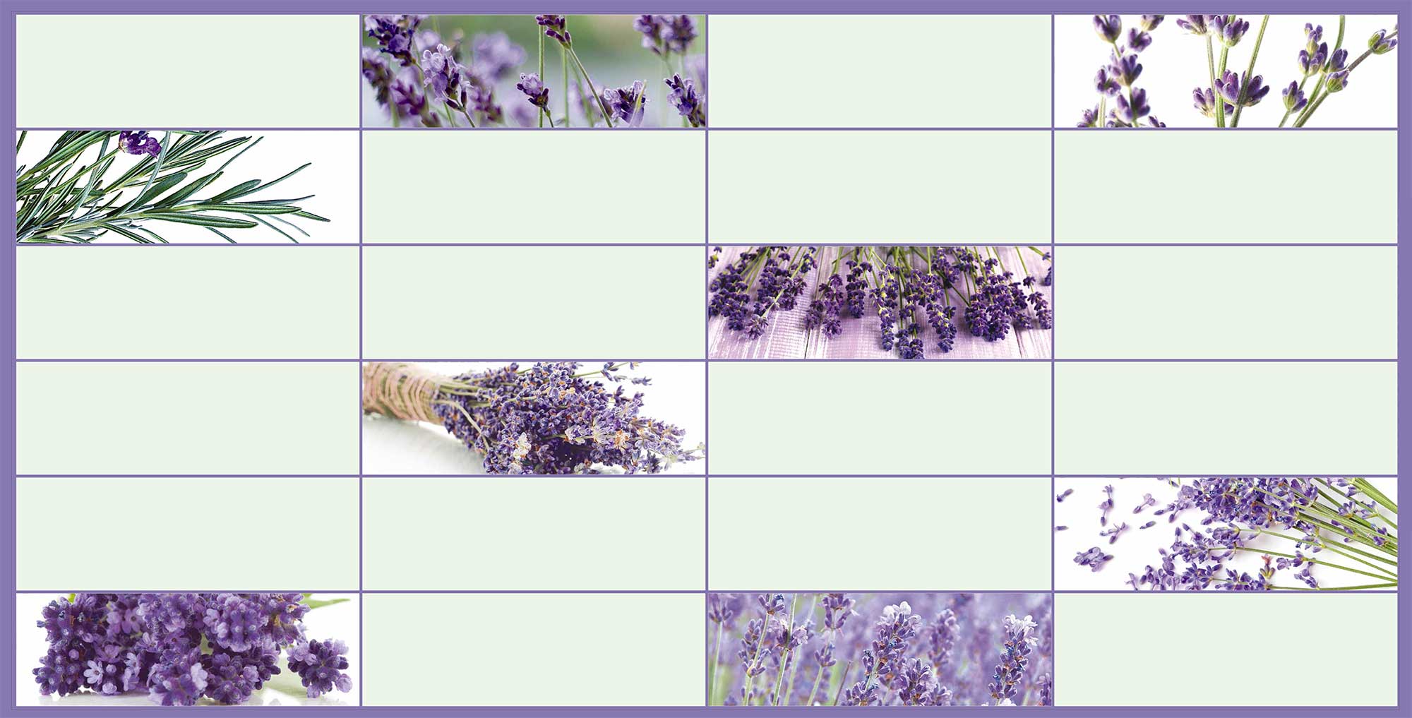 Панель ПВХ Плитка Лиловая 955*480 мм (10 шт.уп)