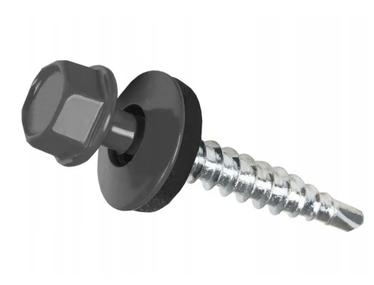 Саморезы 25*5,5 мм (7024 т.серый), шт