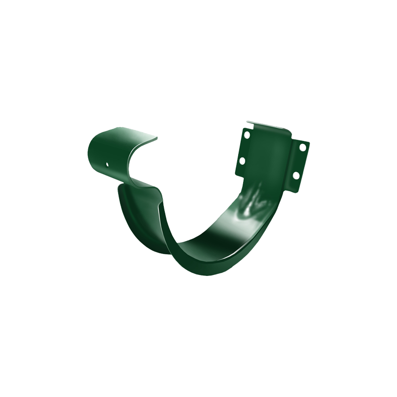 Держатель желоба карнизный ф125 мм ПЭ НШ (Ral 8017 коричневый) ЭКО 70 мм