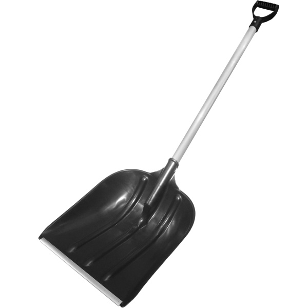Лопата для уборки снега Лавина с металлическим черенком, 520 x 395 мм 8025416