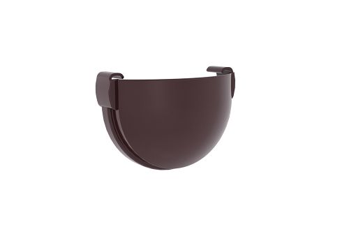 Заглушка желоба Дизайн 135 шоколадный RAL 8017 Grand Line