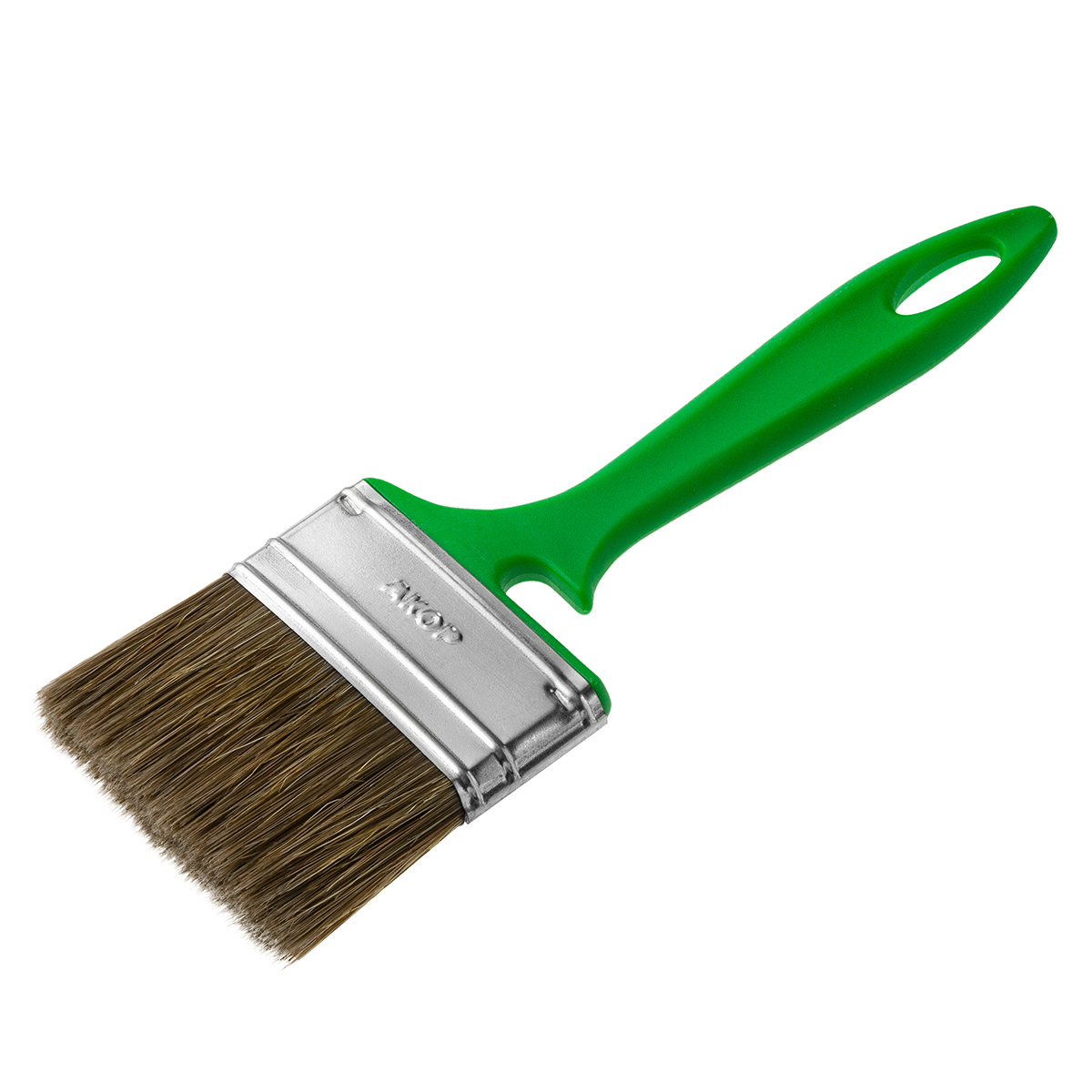 Кисть плоская для дерева Акор Эксперт, смешанная щетина, пластиковая ручка, 50 x 12 мм 174 12 050