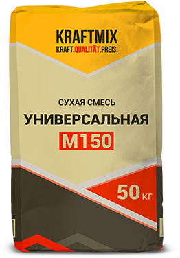 Смесь сухая М150 50 кг ЦЕМЕВРОСМЕСИ KRAFTMIX Поддон 40 шт