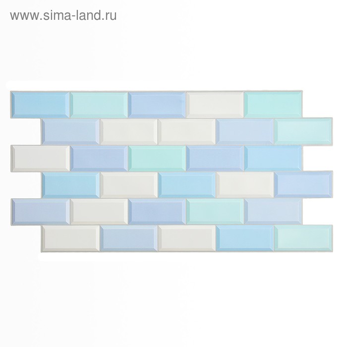 Панель ПВХ Плитка Нюаж 966*484 мм (10 шт.уп)