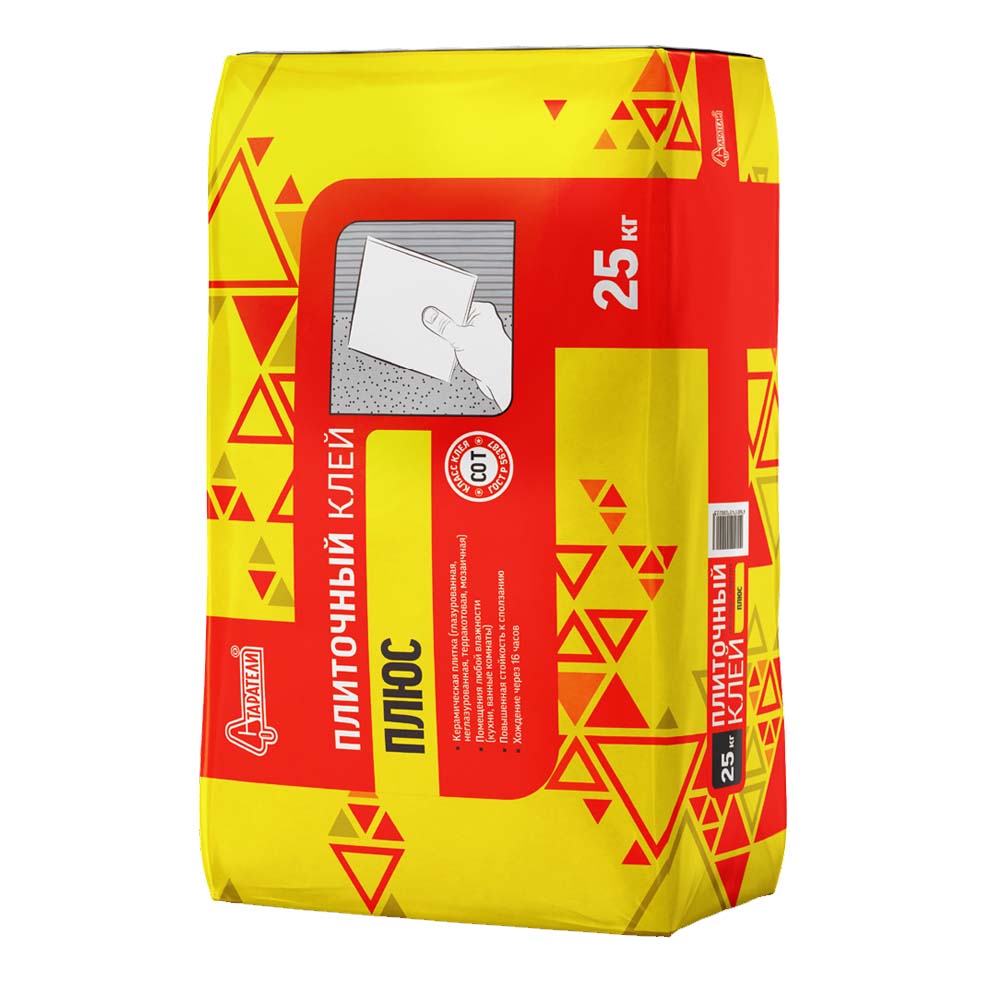 Клей для керамической плитки Плюс 25 кг Старатели
