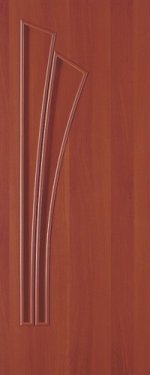 Дверь Ветка (Пальма ) итальянский орех (глухая) 700х2000 мм /БЕЗ НДС
