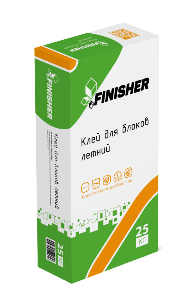 Клей для блоков Finisher Лето/ 1меш.-25кг Кострома КБ4