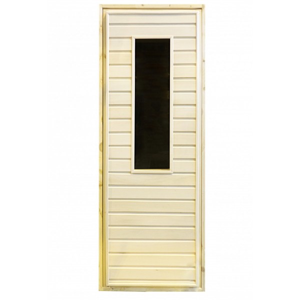 Дверь банная стекло Прямоугольн. липа 1900*700 (с коробкой)