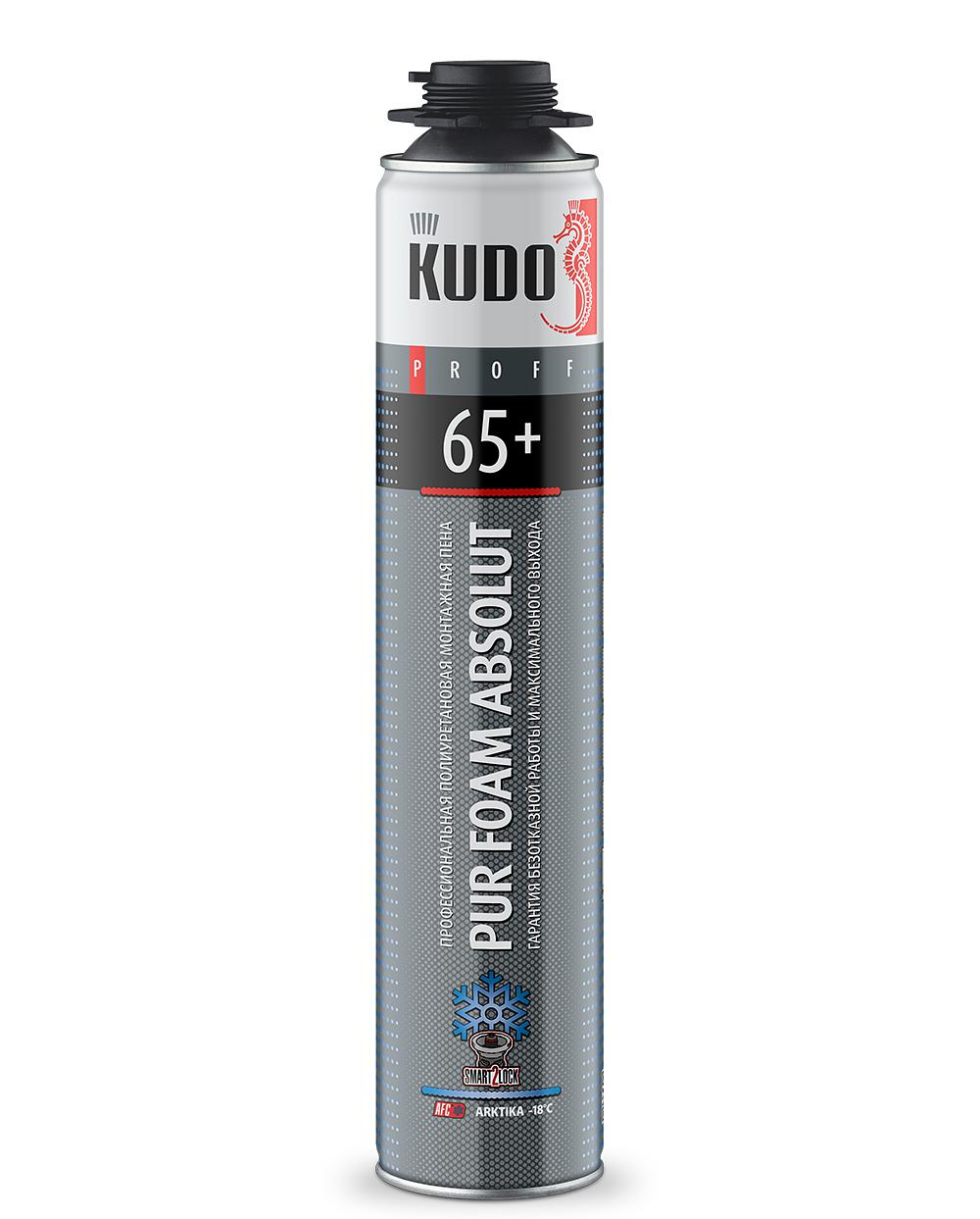Пена монтажная проф. KUDO  PROFF 65+  1000мл ЗИМА (12)