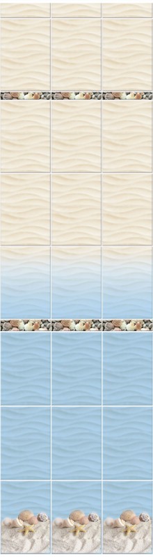 Панель ПВХ фриз 3D 250х9х2700 мм NOVITA Романтика (фон)