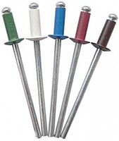 Заклепка ZK 4,0х10 мм зеленый - 6005 алюминий - сталь ( уп.- 1000 шт )