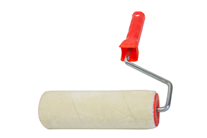 Валик велюр для лака  D48/250мм (ворс 4мм) бюгель 8мм (в сборе) (1/36)  