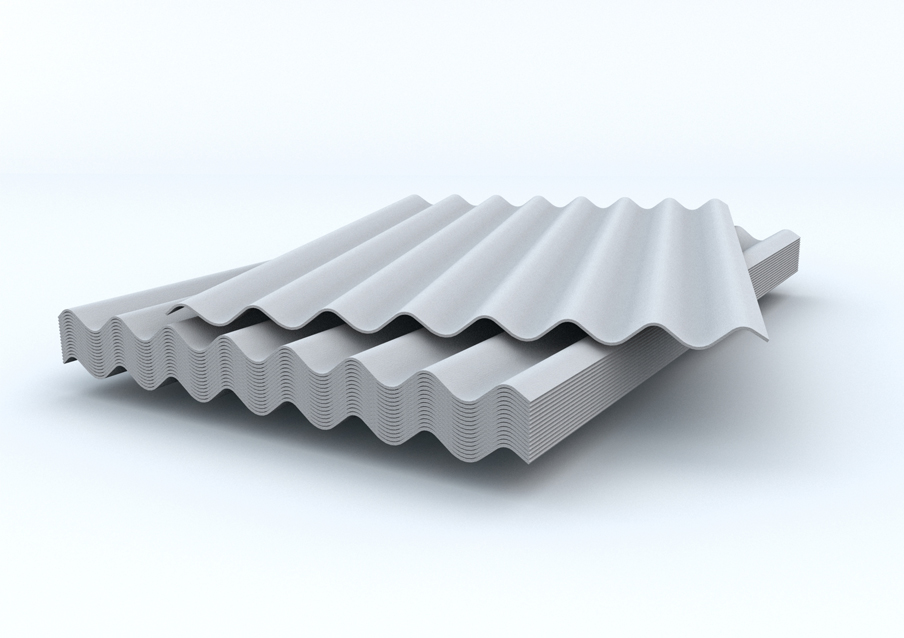 Шифер 1750х1130х4,8 мм 8 волн. СВ-40 лист