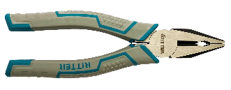 Плоскогубцы Ritter Profi 200 мм комбинированные (сталь CR-V) двухкомпонентная рукоятка
