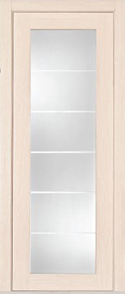 Дверь ДО INTERI 5/1 капучино М9 (800*2000) экошпон, Vell