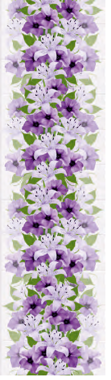 Панель ПВХ Лилия ФП-1423 250х9х2700 мм  (10 шт.уп)