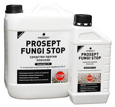 Антисептик для минеральных поверхностей готов.сост., 0,5л ПРОСЕПТ FUNGI STOP