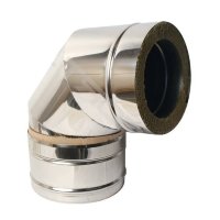 Сэндвич-колено 90* (409/1,0 мм + 0,5 мм нерж) Ф120х200 СМ 38907