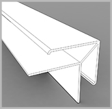 Угол Белый наружный 3 м