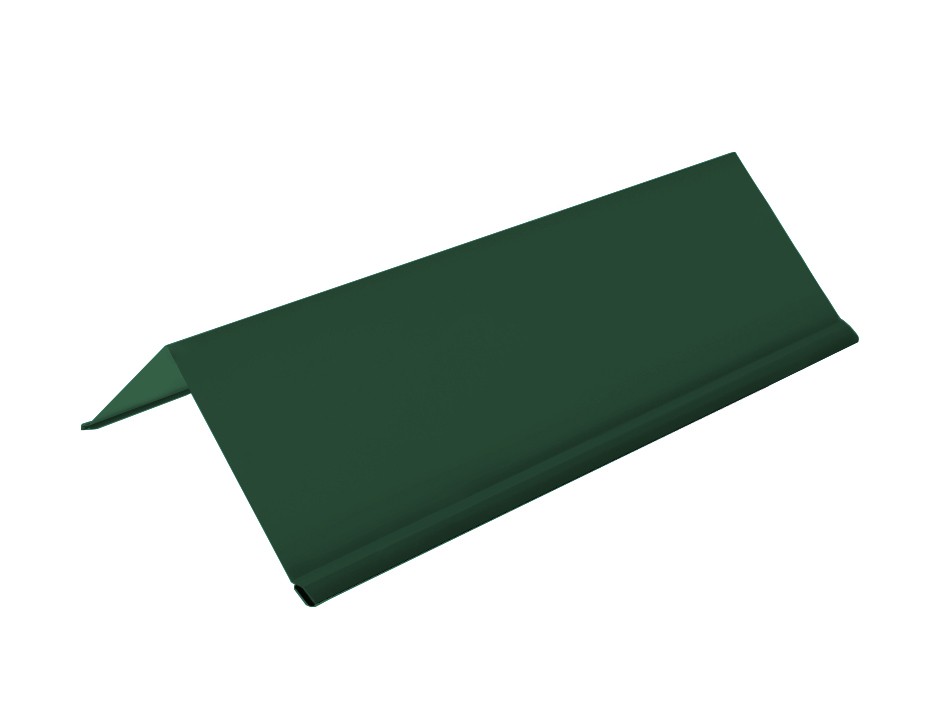 Планка конька с каплей зеленый 150х150х2000 мм ПЭ-6005