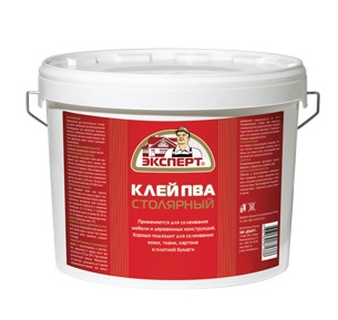 Клей ПВА столярный 0,9 кг Эксперт