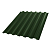 Лист профилированный зеленый С 21 2500х1050 мм ПЭ-6005-0,5 лист- 2,625 м2 НЕКОНДИЦИЯ