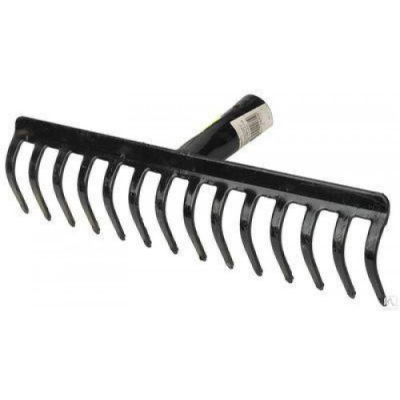 Грабли прямые 14 зуб 365*80*25мм б/ч Россия. 7660305