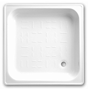 Поддон стальной душевой  800х800х145 мм BLB рифленый арт.CF80