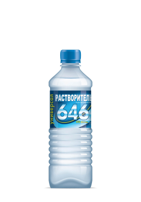 Растворитель 646 Универсал 0,475 л пэт бут. упак 24 шт Синтез