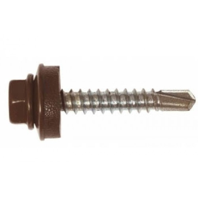 Саморезы 35*4,8 мм (8017 т.коричневый), шт