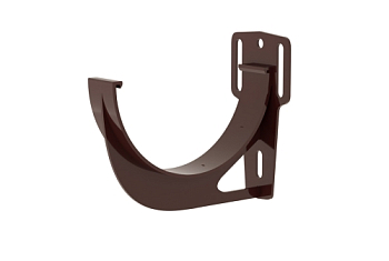 Кронштейн желоба Классика ПВХ 120 slider шоколадный RAL 8017 Grand Line