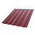 Лист профилированный бордо С 8 2000х1200 мм ПЭ 3005-эконом лист-2,4 м2 РАСПРОДАЖА