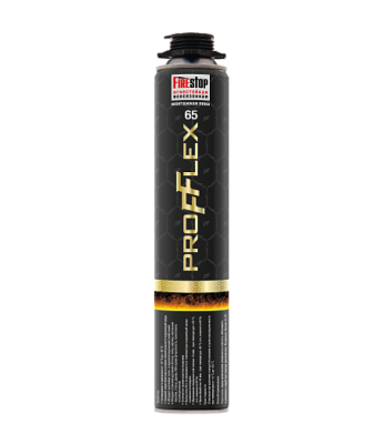 Пена монтажная проф. противопожарная PROFFLEX FireStop 65