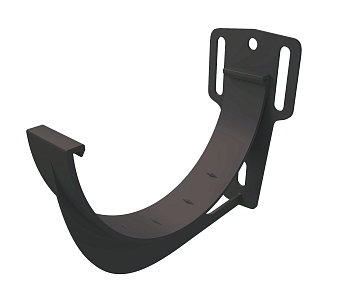 Кронштейн желоба Классика ПВХ 120 slider графит RAL 7024 Grand Line