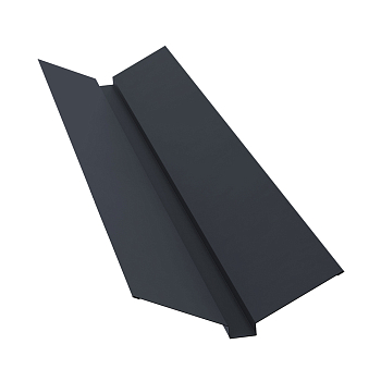 Планка ендовы внешняя 2000*90*25*70*25*90 ПЭ (Ral 7024) графит ЭКО