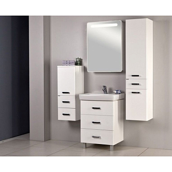 Тумба  "Америна 70М" белая напольная  арт.1A169001AM010+Раковина Тигода" 70арт. 1WH302083 АКЦИЯ