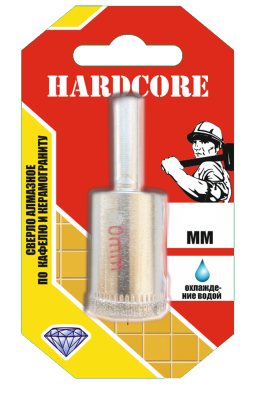 Сверло труб  алмазное по стеклу  и керамике D-30мм 