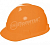 Каска строительная  Стандарт , оранжевая,  7015710