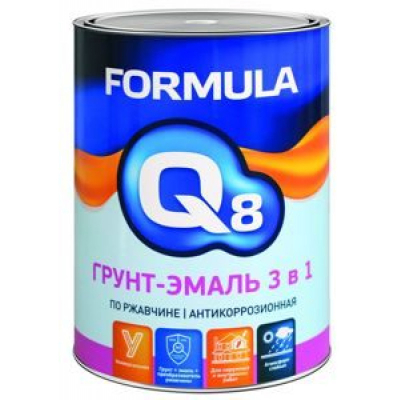 Грунт эмаль по ржавчине коричневая 0,8кг 3 в 1 