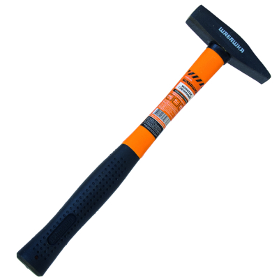 Молоток 600 г, кованый, квадрат. боек, фиберглас обрезинен ручка, 119-0600, 