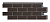 Панель фасадная GL Колотый камень Design шоколадный шов RAL7006 1134(992) мм*423(392) мм(10 шт/упак)