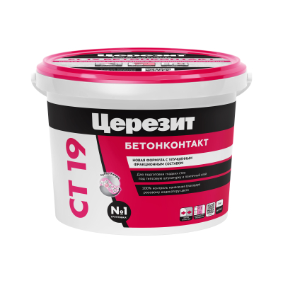 Грунтовка Бетон- Контакт СТ 19/3 кг Церезит Зима