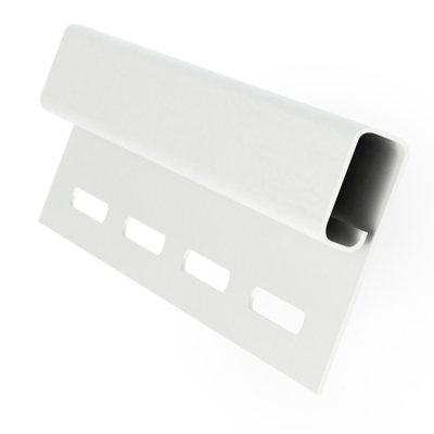 Планка финишная белая 3,00м Гранд Лайн (50 шт.уп)