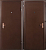 Дверь стальная Valberg "Профи" BMD PRO медн. антик 860*2060 левая мет-мет (Россия)